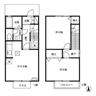 アンステージ【2階】の間取り