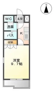 フローレンス明磧【1階】の間取り