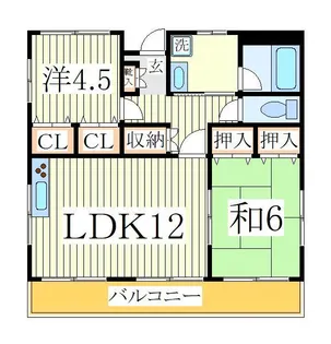 サンハウス柏【3階】の間取り