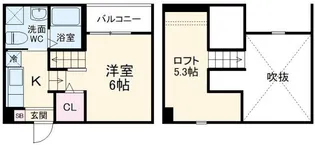 アペラシオン鳥羽見【2階】の間取り