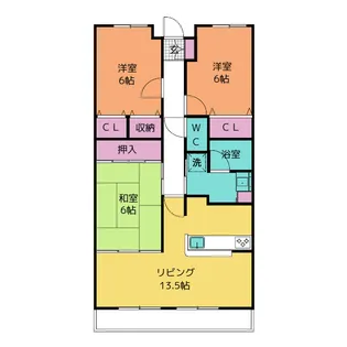 アルファメゾン柱【1階】の間取り