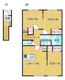 Dia MOOR III【2階】の間取り