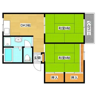 ライフ小松【2階】の間取り