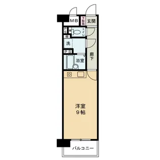 エスリード堂島【5階】の間取り