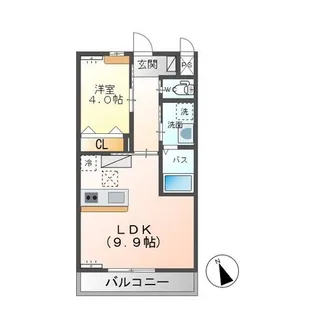 アリエッタ しもつけ【1階】の間取り