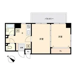 リビングステージ東仙台【2階】の間取り