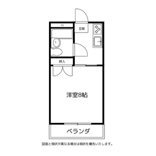 シャポニー五福【1階】の間取り