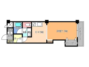 大光ビル ブランルージュ元今泉【2階】の間取り