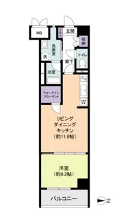 BPRレジデンス金山【2階】の間取り