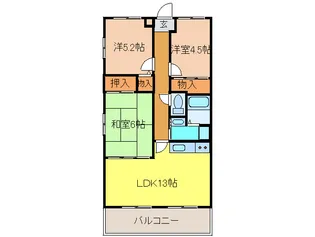 ソレア-ドうねのの間取り