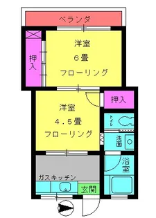 和田ビル【2階】の間取り