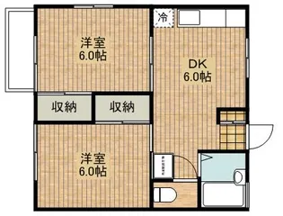 ヒタチハイツ【2階】の間取り