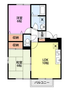 サンシャインB棟【3階】の間取り