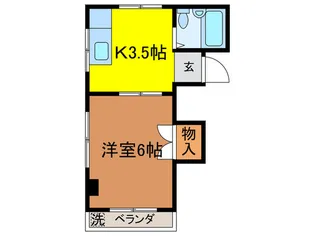 木伏ビル【3階】の間取り