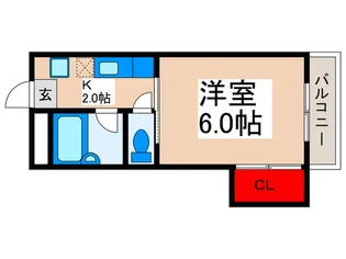 トーシンハイツ堀江【1階】の間取り