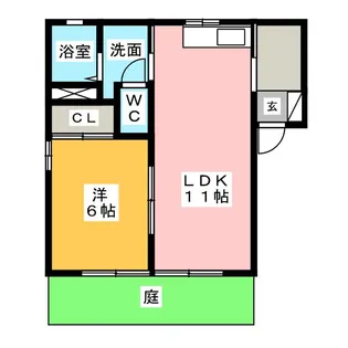 フローラ【1階】の間取り