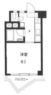 近鉄柏木ハイツ【9階】の間取り