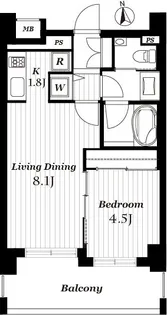 ダイナシティ梅田【3階】の間取り