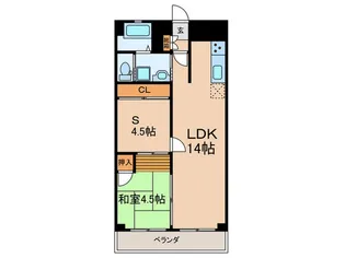 東海狛江マンション【8階】の間取り