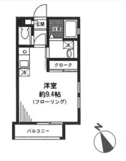 エミレシア【1階】の間取り