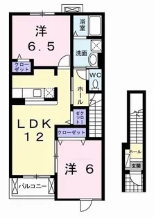 ディア・コートII【2階】の間取り