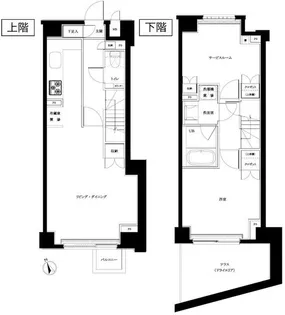 ルーブル赤羽西【2階】の間取り