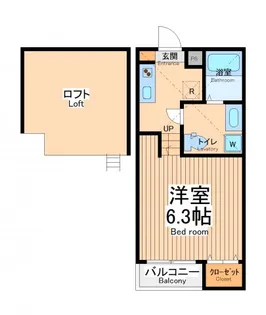 ソレイユ上草柳【2階】の間取り