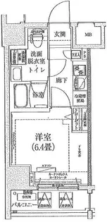 アイルYOKOHAMA関内【10階】の間取り
