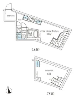 Fika代々木上原【2階】の間取り