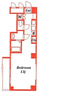 JMFレジデンス新横浜【3階】の間取り