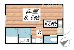 カーザ レフィナーダIII【2階】の間取り