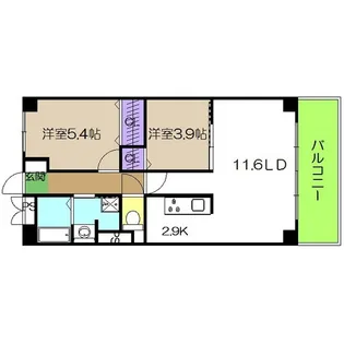 アステール・K【6階】の間取り