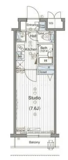 グランド・ガーラ神田【2階】の間取り