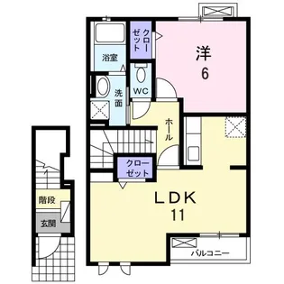 パサージュ【2階】の間取り