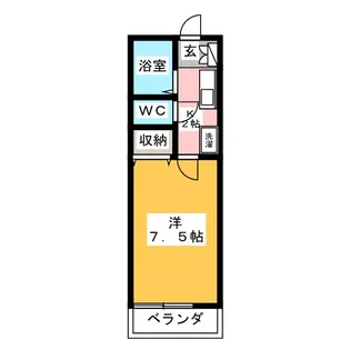 サニーヒル湘南【1階】の間取り
