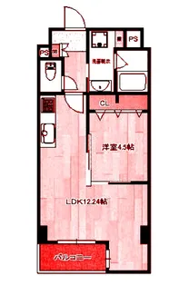 ヴァンベール横浜鶴見【2階】の間取り