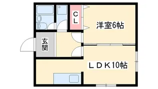 プライメゾン大野【2階】の間取り