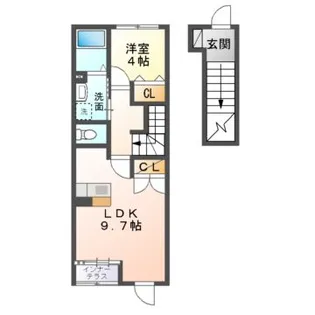 レインボーヒルズ ネクスト【2階】の間取り