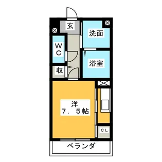 コムフォート小田井【3階】の間取り