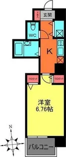 ルミエール-布田1丁目-【4階】の間取り