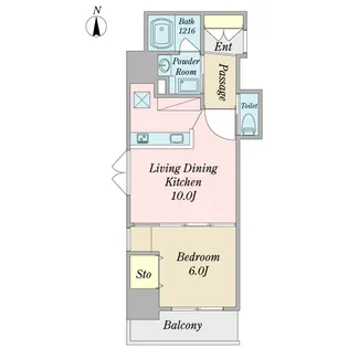 Miraiz【9階】の間取り