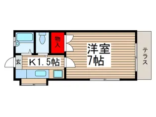 タナベコ-ポ幕張【1階】の間取り