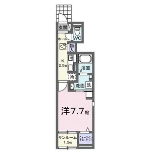 シュタットB【1階】の間取り