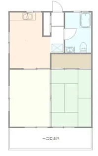 桂ハウス【1階】の間取り