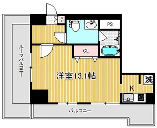エスティメゾン戸越【7階】の間取り
