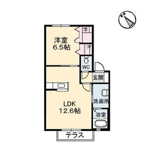 Casa del fiore【1階】の間取り