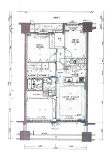 サーパス榴ヶ岡公園【15階】の間取り