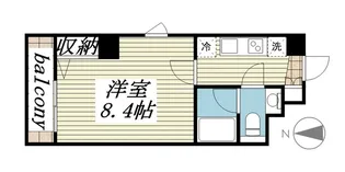 K・HIROO ケーヒロオ【8階】の間取り