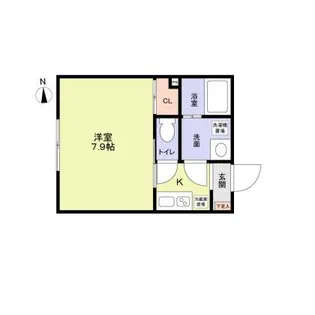 VISTA MINAMIDAI【2階】の間取り