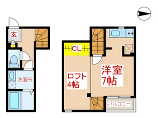 ボアソルテ【1階】の間取り